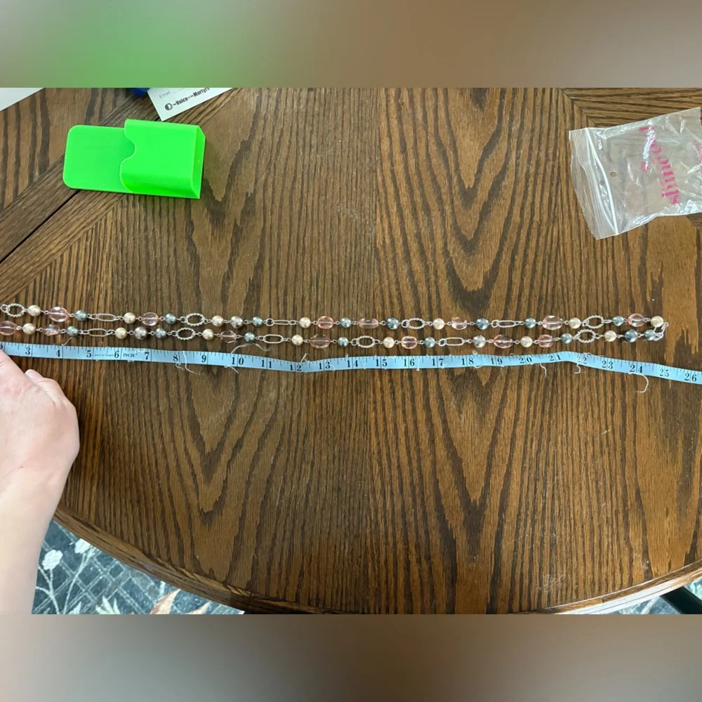 Premier Designs Pink and Silver Fashion Necklace - Picture 4 of 6